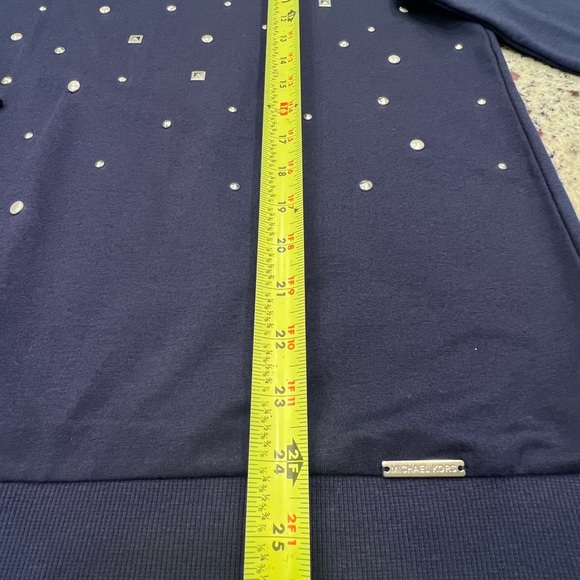 Michael Kors Midnight Blue Top with White Details - Picture 4 of 8